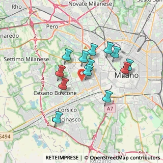 Mappa 20147 Milano MI, Italia (2.95846)