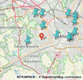 Mappa 20147 Milano MI, Italia (4.69636)