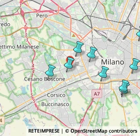 Mappa 20147 Milano MI, Italia (5.06091)