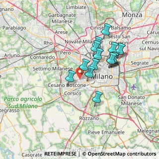 Mappa 20147 Milano MI, Italia (6.11125)