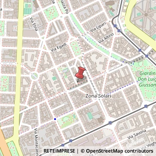 Mappa Via Vincenzo Foppa, 26, 20144 Milano, Milano (Lombardia)