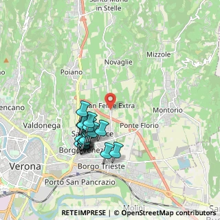 Mappa Via Belvedere, 37131 San Felice VR, Italia (1.787)