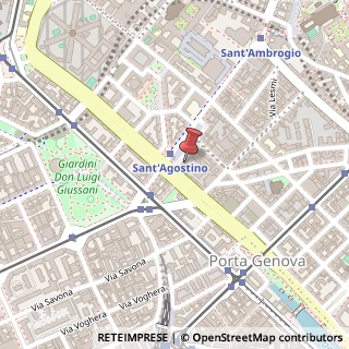 Mappa Piazza Sant'Agostino, 5, 20123 Milano, Milano (Lombardia)