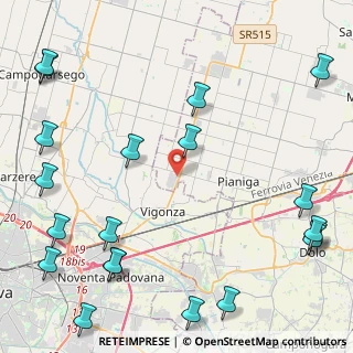Mappa Via Tevere, 30030 Pianiga VE, Italia (6.455)