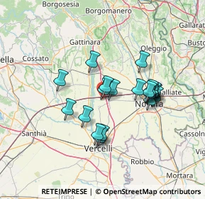 Mappa Str. per Vicolungo, 28060 Recetto NO, Italia (11.413)