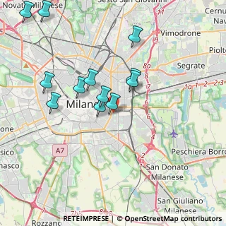 Mappa Via Costanza Arconati, 20137 Milano MI, Italia (3.82083)