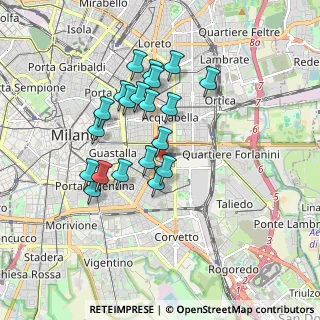 Mappa Via Costanza Arconati, 20137 Milano MI, Italia (1.5335)