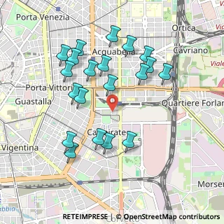 Mappa Via Cervignano, 20137 Milano MI, Italia (0.9455)