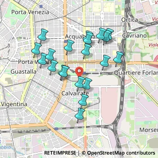 Mappa Via Cervignano, 20137 Milano MI, Italia (0.876)