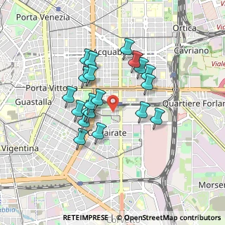Mappa Via Cervignano, 20137 Milano MI, Italia (0.7365)