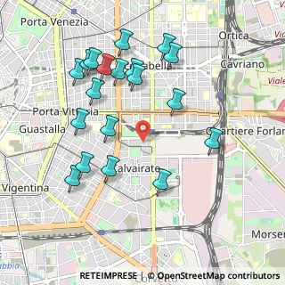 Mappa Via Cervignano, 20137 Milano MI, Italia (1.0375)