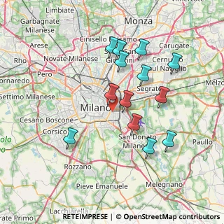Mappa Via Cervignano, 20137 Milano MI, Italia (6.91692)