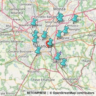 Mappa Via Cervignano, 20137 Milano MI, Italia (6.66154)
