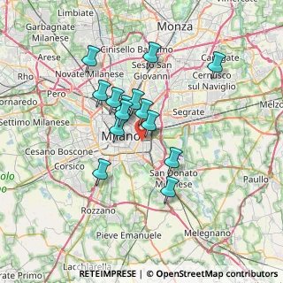 Mappa Via Cervignano, 20137 Milano MI, Italia (5.63429)