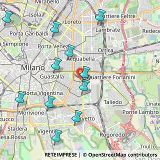 Mappa Via Cervignano, 20137 Milano MI, Italia (2.43182)