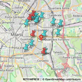 Mappa Via Cervignano, 20137 Milano MI, Italia (1.87947)