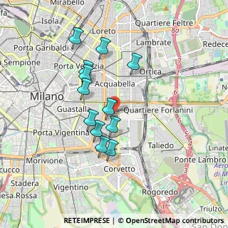 Mappa Via Cervignano, 20137 Milano MI, Italia (1.5475)