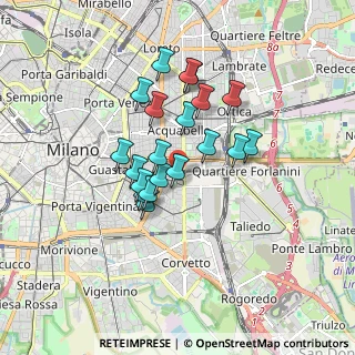 Mappa Via Cervignano, 20137 Milano MI, Italia (1.347)