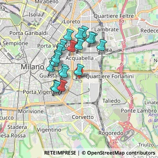 Mappa Via Cervignano, 20137 Milano MI, Italia (1.5095)
