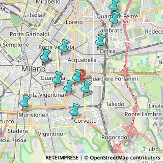 Mappa Via Cervignano, 20137 Milano MI, Italia (2.04167)