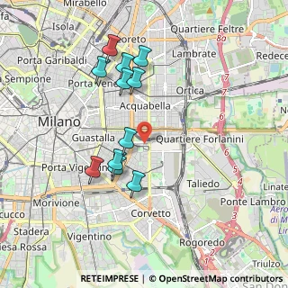 Mappa Via Cervignano, 20137 Milano MI, Italia (1.75818)