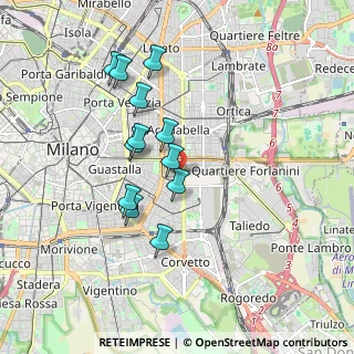 Mappa Via Cervignano, 20137 Milano MI, Italia (1.57917)