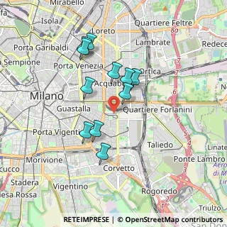 Mappa Via Cervignano, 20137 Milano MI, Italia (1.54273)