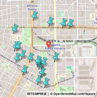 Mappa Via Cervignano, 20137 Milano MI, Italia (0.6335)