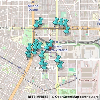 Mappa Via Cervignano, 20137 Milano MI, Italia (0.408)