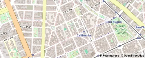Mappa Milan