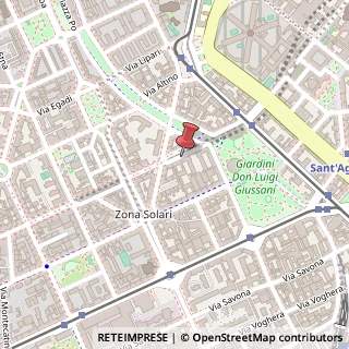 Mappa Via Vincenzo Foppa, 7, 20144 Milano, Milano (Lombardia)