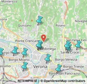 Mappa Viale dei Colli, 37128 Verona VR, Italia (2.51923)