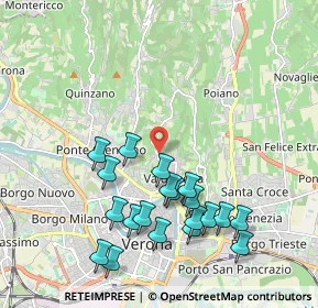Mappa Viale dei Colli, 37128 Verona VR, Italia (2.088)