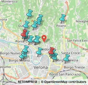Mappa Viale dei Colli, 37128 Verona VR, Italia (1.7855)