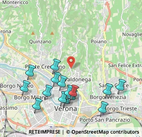 Mappa Viale dei Colli, 37128 Verona VR, Italia (2.214)