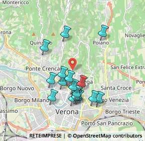 Mappa Viale dei Colli, 37128 Verona VR, Italia (1.66625)