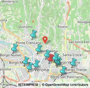 Mappa Viale dei Colli, 37128 Verona VR, Italia (2.18769)