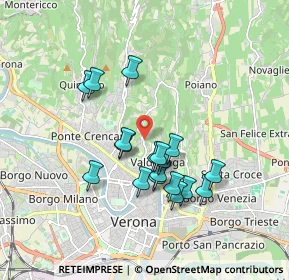 Mappa Viale dei Colli, 37128 Verona VR, Italia (1.54)