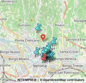 Mappa Viale dei Colli, 37128 Verona VR, Italia (1.553)