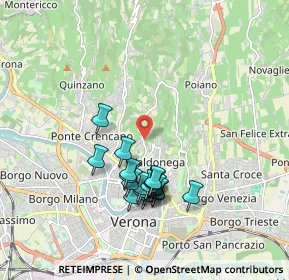 Mappa Viale dei Colli, 37128 Verona VR, Italia (1.66895)