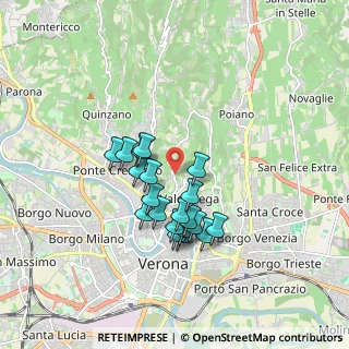 Mappa Viale dei Colli, 37128 Verona VR, Italia (1.4305)