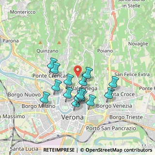 Mappa Viale dei Colli, 37128 Verona VR, Italia (1.54733)