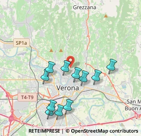 Mappa Viale dei Colli, 37128 Verona VR, Italia (3.82091)