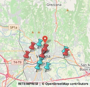 Mappa Viale dei Colli, 37128 Verona VR, Italia (3.44273)