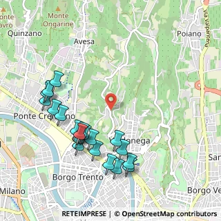 Mappa Viale dei Colli, 37128 Verona VR, Italia (1.1065)