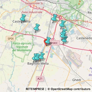 Mappa Via E. Mattei, 25020 Poncarale BS, Italia (3.47455)