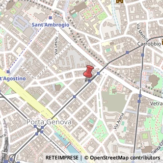 Mappa Corso Genova, 6, 20123 Milano, Milano (Lombardia)