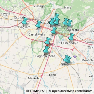 Mappa Via Marconi, 25020 Poncarale BS, Italia (7.21067)