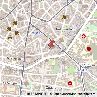 Mappa Via Lentasio, 7, 20122 Milano, Milano (Lombardia)