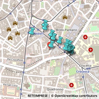 Mappa Via Lentasio, 20121 Milano MI, Italia (0.168)